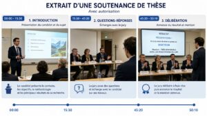 Extrait d'une soutenance de thèse