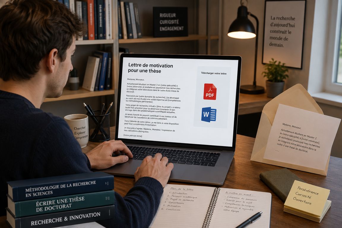 Lettre de Motivation Thèse
