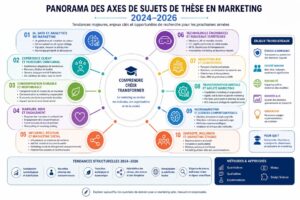 Panorama des axes de sujets de thèse en marketing