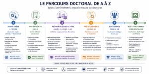 Timeline de A à Z représentant
