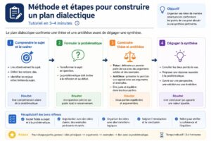Sujet → Problématique → Thèse/Antithèse → Synthèse