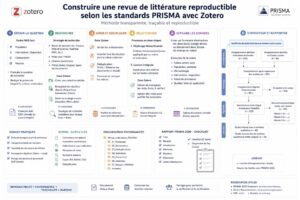 Construire une revue de littérature reproductible selon les standards PRISMA avec Zotero