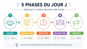 5 phases du jour J