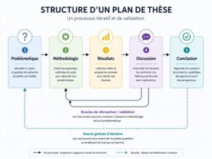 Problématique → Méthodologie → Résultats → Discussion → Conclusion