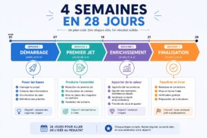 4 semaines en 28 jours
