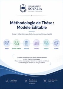 COUVERTURE DU MODÈLE DE MÉTHODOLOGIE