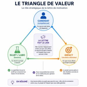 Clarifie la fonction stratégique de la lettre