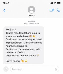 Exemple SMS