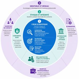 Infographie des responsabilités d'un directeur de thèse