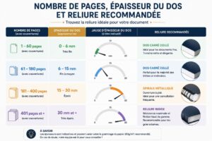 Jauge illustrant la relation entre le nombre de pages