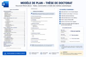 MODÈLE DE PLAN TÉLÉCHARGEABLE