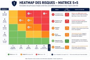 Matrice 5×5 avec axes