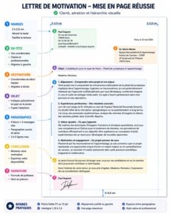 Montre visuellement une mise en page réussie