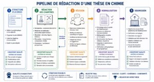 Pipeline de rédaction d'une thèse en chimie